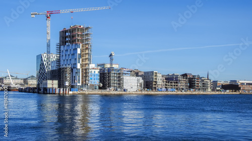Helsingborg Oceanhamnen Construction Site Panorama