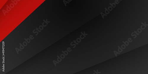 Abstract modern black red contrast background