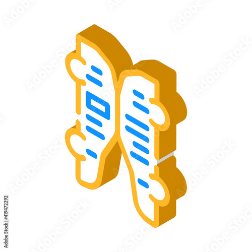 car-shaped catalog isometric icon vector illustration sign