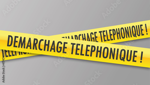 Logo démarchage téléphonique.