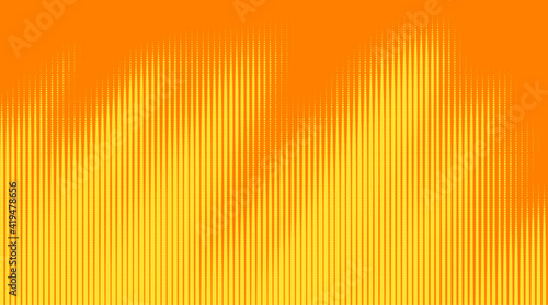 Vector halftone dots background. Colorful striped pattern. Wavy dotted texture.