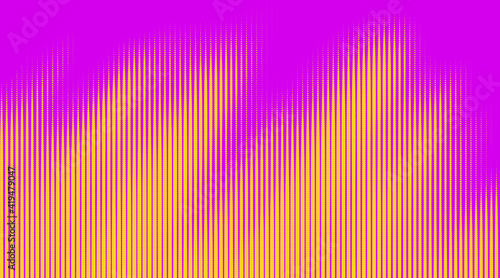 Vector halftone dots background. Colorful striped pattern. Wavy dotted texture.