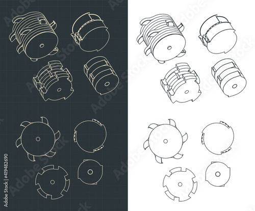 RASSOR Bucket Drum mini set blueprints