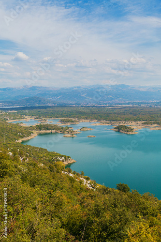 View of Lake Skadar from the heights