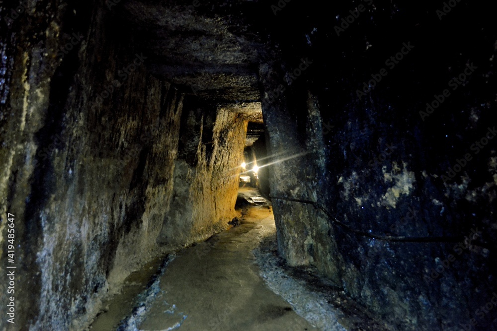 Historic Gold Mine, Rosia Montana, Romania,