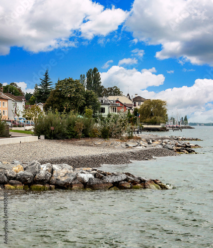 Shore of lake photo