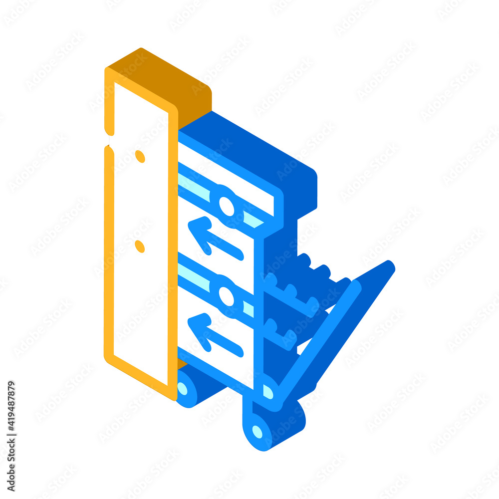 installation of household appliance dishwasher isometric icon vector illustration installation of household appliance dishwasher isometric icon vector illustration