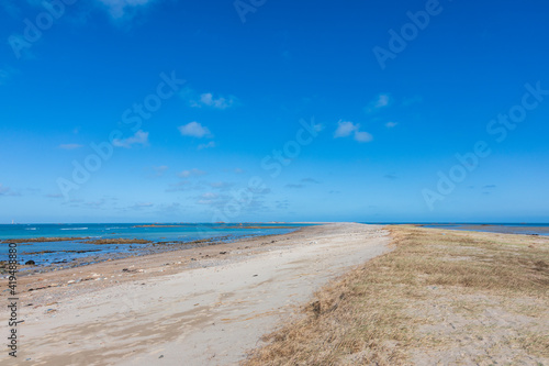 Blick bei Ebbe über die Küste