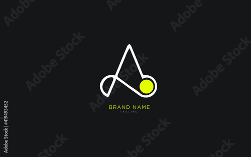 Alphabet letter Initial A, AA logo premium business typeface, minimal, innovative concept, creative, symbol, sign, Monogram, vector, template graphic design.