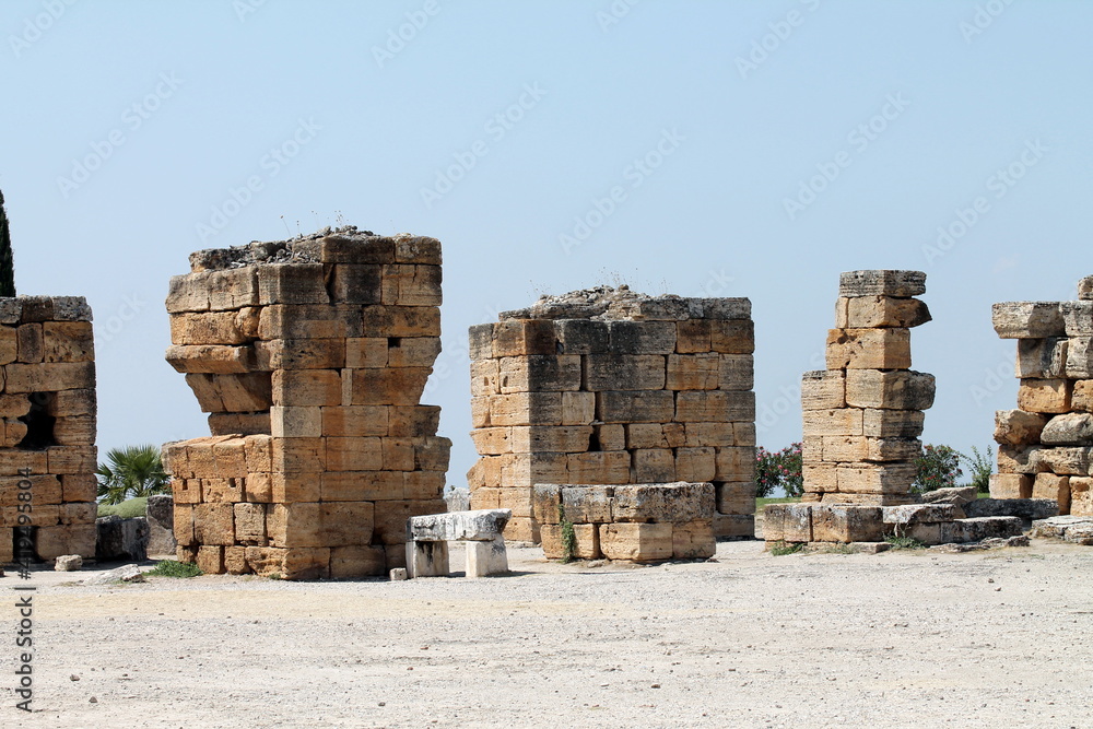 ruins of the ancient city of historic city