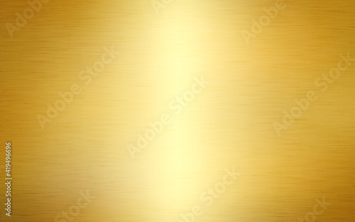 Gold background. Golden texture metal. Shining steel with realistic effect. Foil design with light flare for advertising or web. Vector illustration