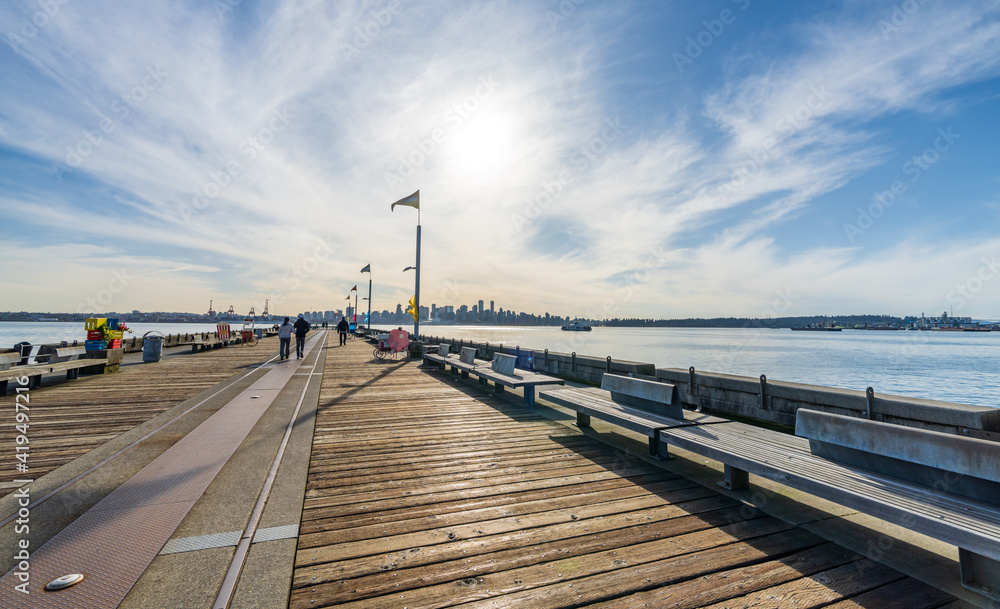 Burrard Dry Dock Pier, North Vancouver, Canada.