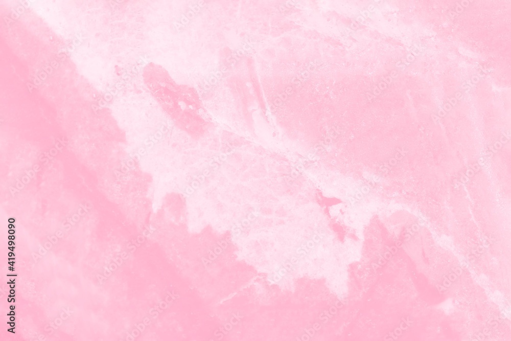 Fototapeta premium Pink toned natural mineral stone, macro shooting, stone with veins