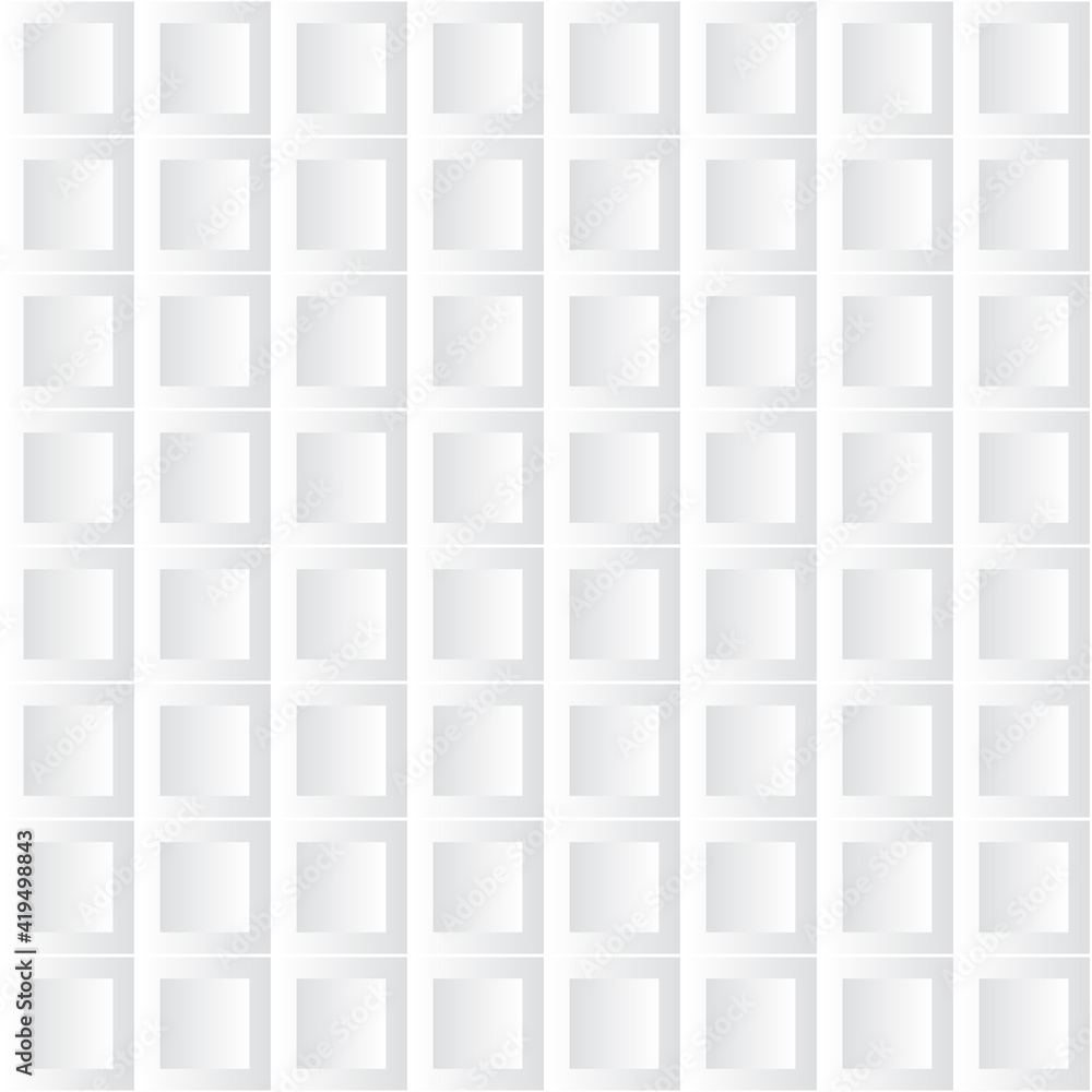 Modern white background. White square geometric paper art style background Modern white background. White square geometric paper art style background