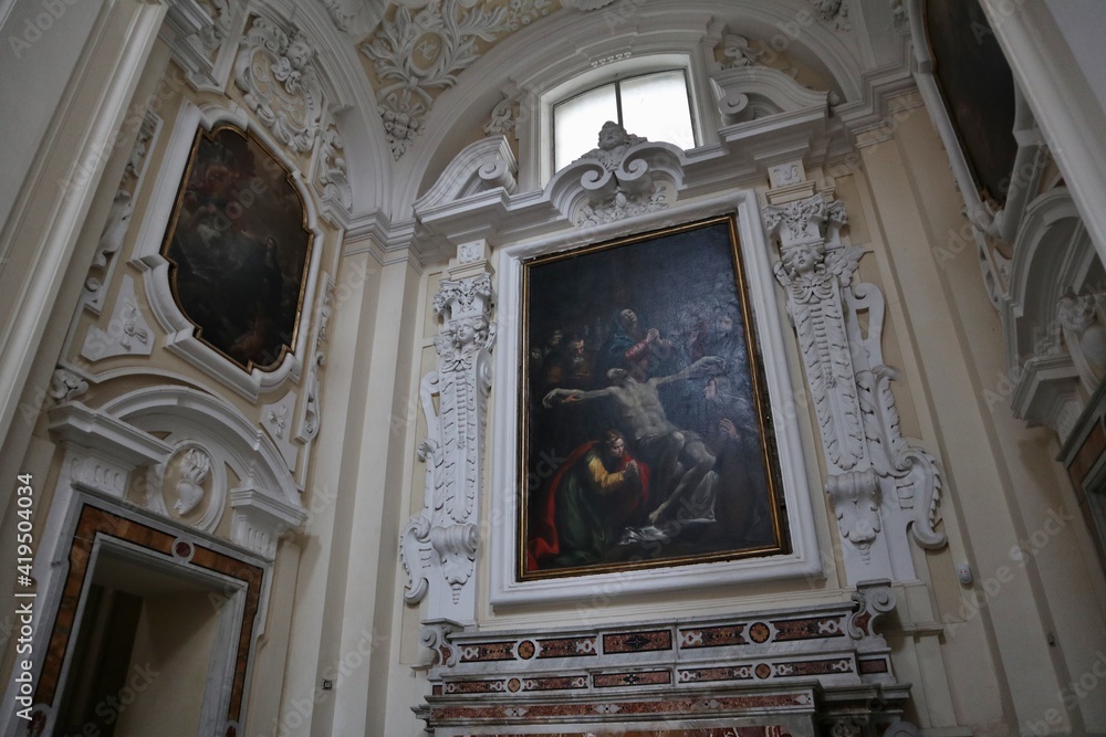 Napoli - Terza Cappella a sinistra della Chiesa di Sant'Agostino degli ...