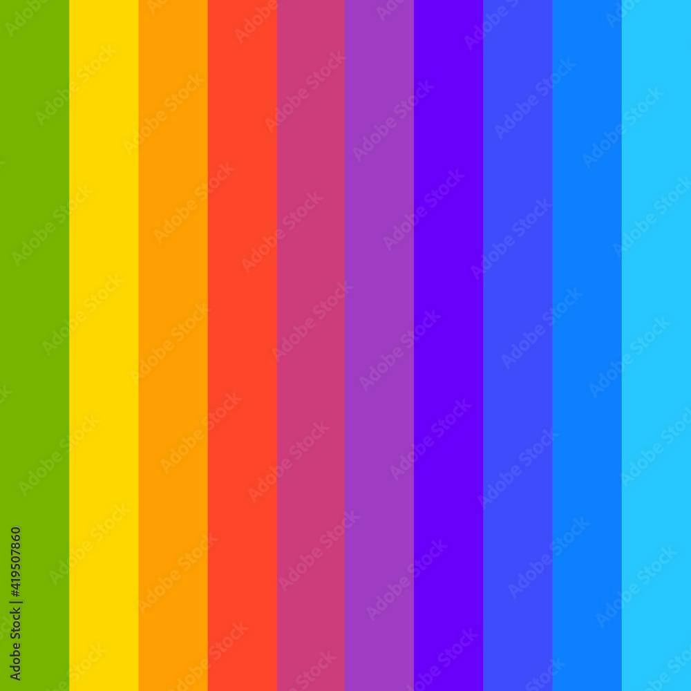Striped multicolored rainbow background. LGBT pride flag, rainbow flag background
