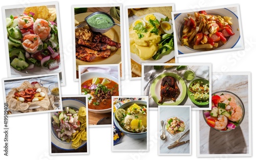 Peruvian Menu Recipes Collage