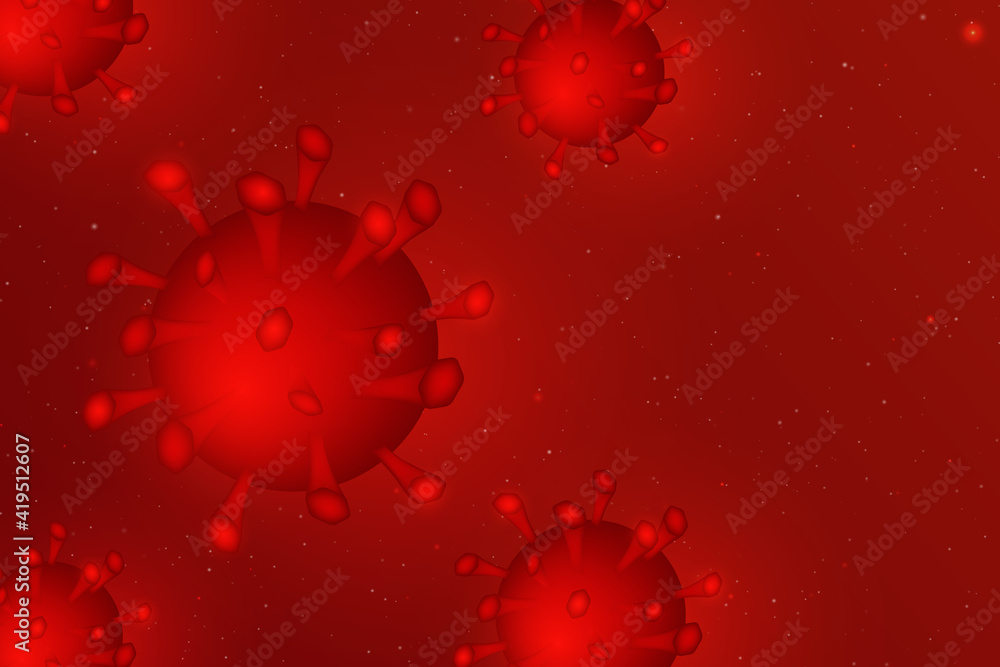 Red COVID background design with bacteria cells for Novel Coronavirus (2019-nCoV) Red COVID background design with bacteria cells for Novel Coronavirus (2019-nCoV)