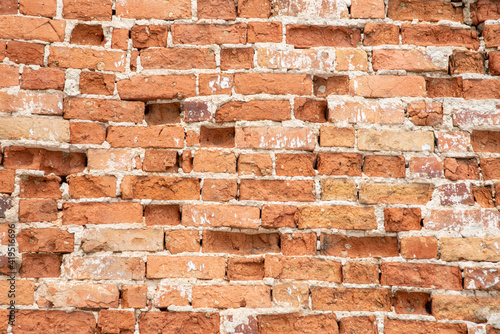 Wall with clay brick