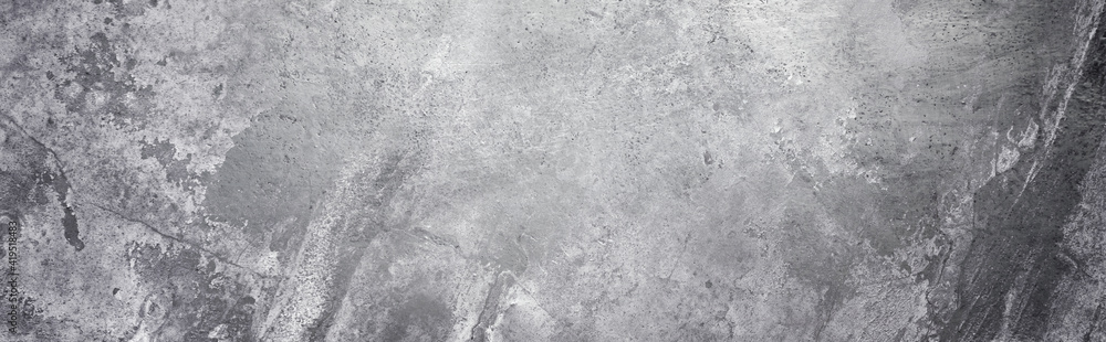 Panoramic background - old concrete wall with cracks Panoramic background - old concrete wall with cracks