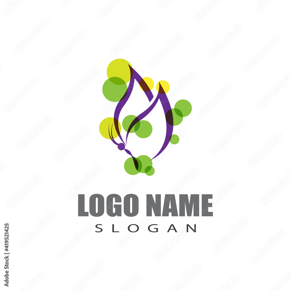 Obraz premium Beauty Butterfly logo Vector icon design