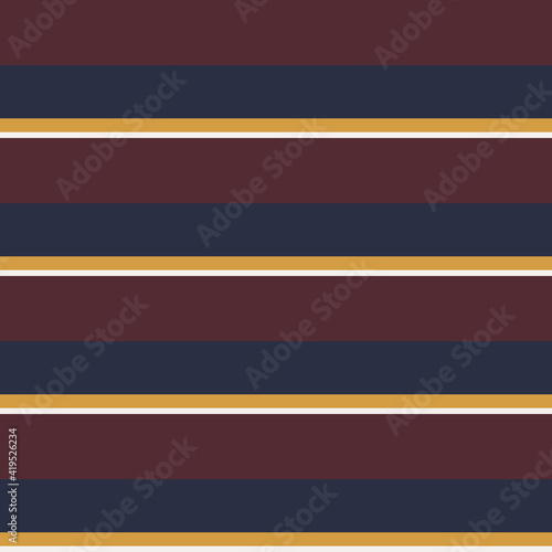 Varsity seamless stripes pattern. Abstract vector background. Stylish colors. College look