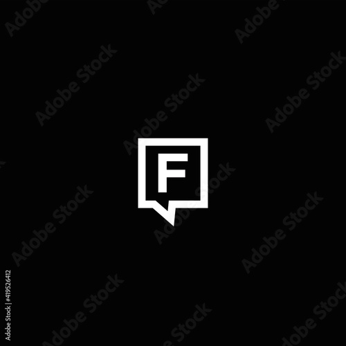  Logo Box F letter logo Design