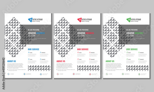 Corporate Flyer I Print Design I Template (ID: 419528642)