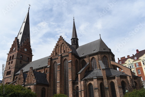 The exterior of Saint Peter's Church in Malmo (Malmö), SWEDEN.