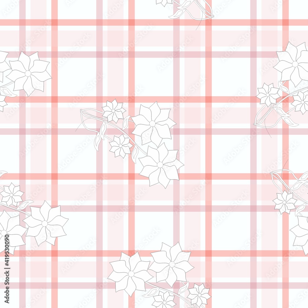 Seamless gingham Pattern. Vector illustrations. Texture from squares/ rhombus for - tablecloths, blanket, plaid, cloths, shirts, textiles, dresses, paper, posters. Seamless gingham Pattern. Vector illustrations. Texture from squares/ rhombus for - tablecloths, blanket, plaid, cloths, shirts, textiles, dresses, paper, posters.