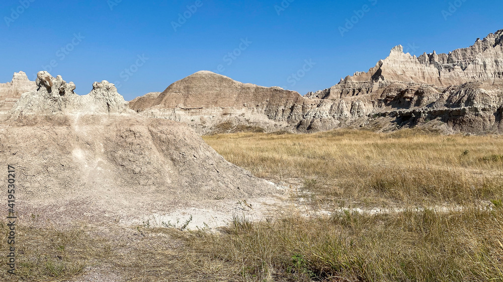 Badlands South Dakota rock formation