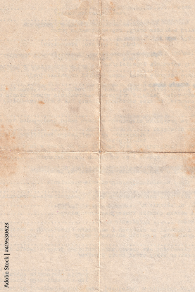 Fototapeta premium Old Document Paper