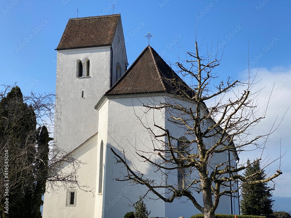 Roman Catholic Church of St. Michael (Römisch-katholische Kirche St.  Michael), Oberwil-Lieli - Switzerland (Schweiz) Stock Photo | Adobe Stock