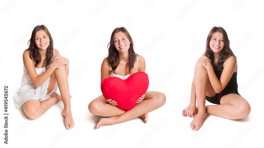 womens black and white reacts