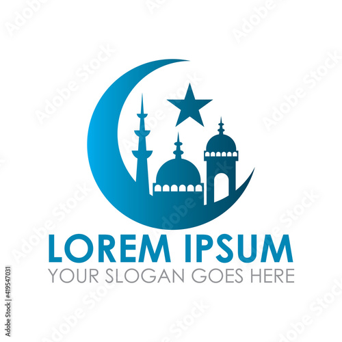 mosque vector , islamic logo vector