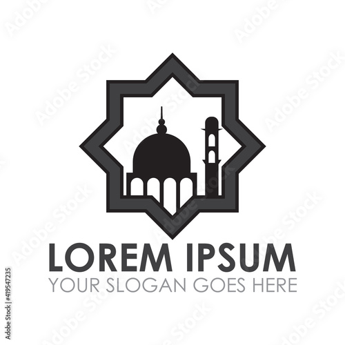 Wallpaper Mural mosque vector , islamic logo vector Torontodigital.ca