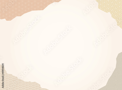Japanese traditional kimono pattern background