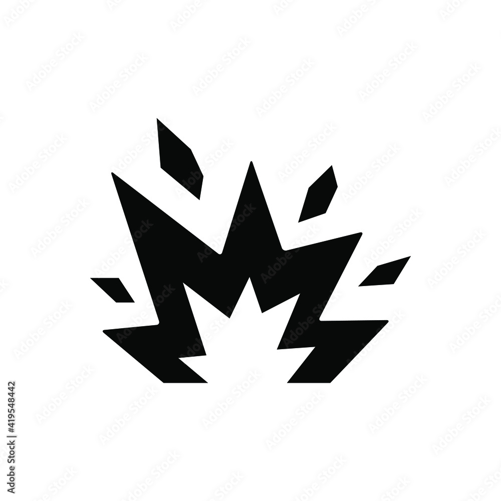 Fototapeta premium Explosion icon