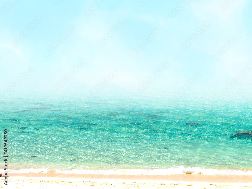 透明感のある南の海の背景素材stock Photo Adobe Stock