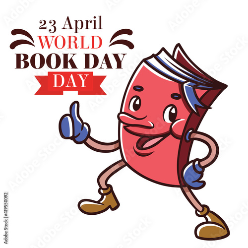 Happy World Book Day from Mr. Book 