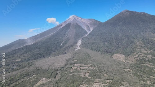 Volcán de Fuego y Volcán de Acatenango