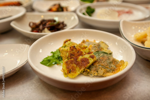 맛있는 한국 음식: 야채 전