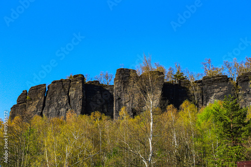 Elbsandstone Mountains in Tissa, Czech Republic
