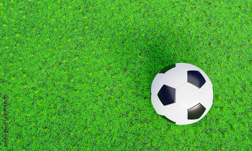 Realistic soccer ball or fo...