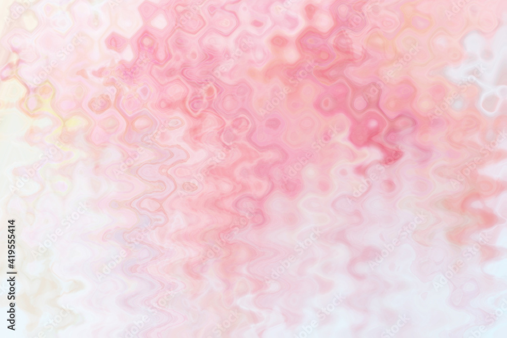 水彩パステルピンクのマーブル模様背景テクスチャ