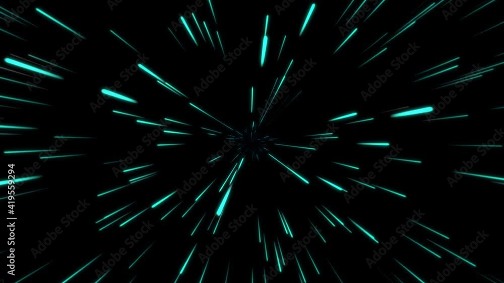 Abstract 3d moving high tech lines. Dynamic animation of seamless loop. Concept for space time travel, warp speed, future transportation Abstract 3d moving high tech lines. Dynamic animation of seamless loop. Concept for space time travel, warp speed, future transportation