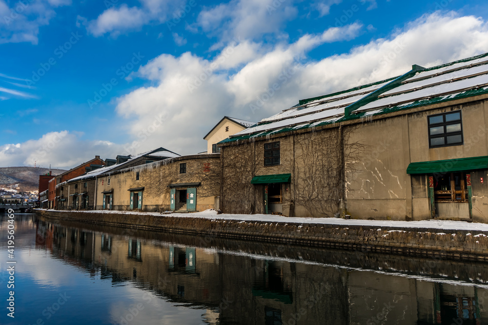 Warehouses on canal