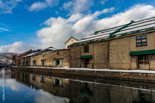 Warehouses on canal
