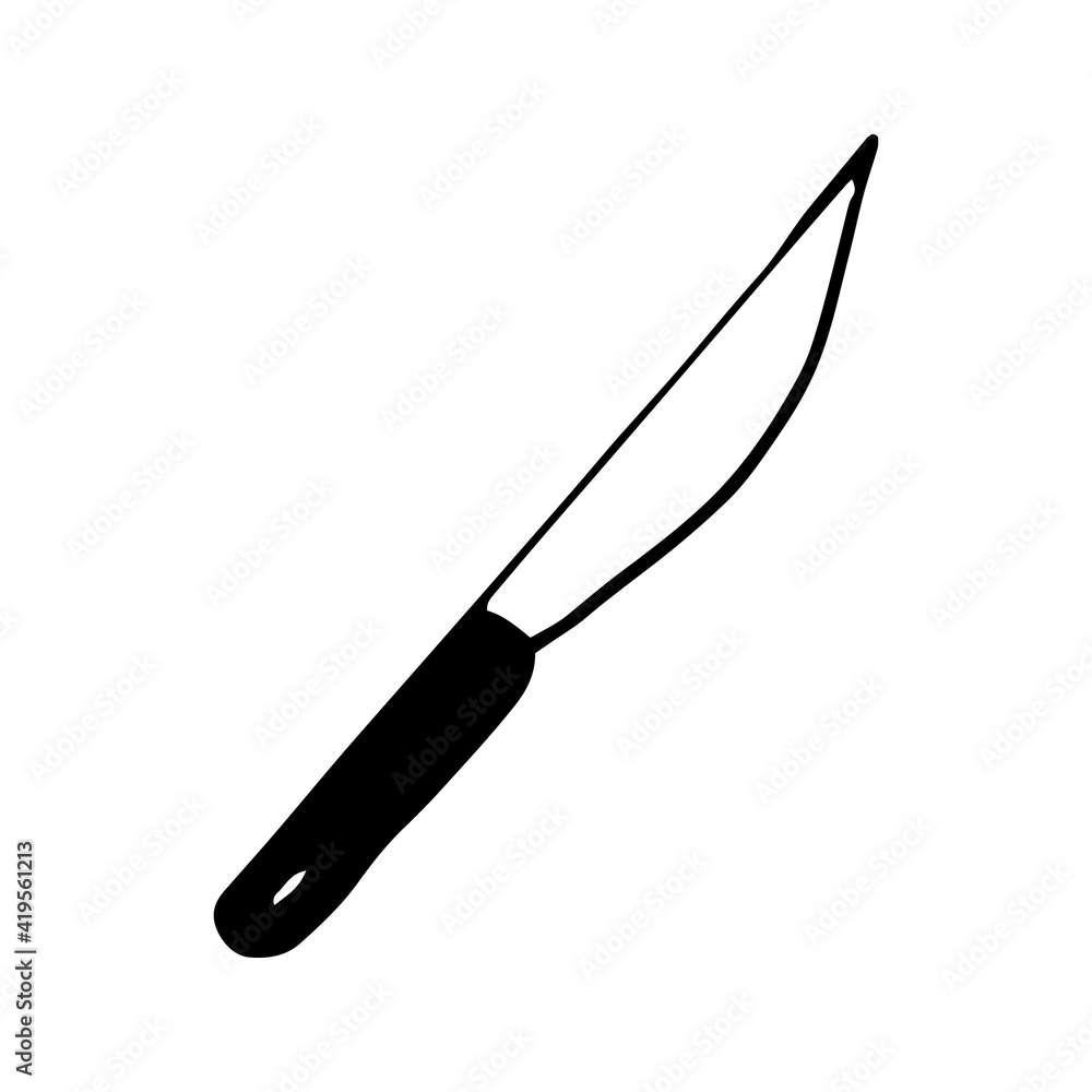 knife icon. sketch hand drawn doodle style. vector, minimalism, monochrome. cutlery, dishes, food, cut. knife icon. sketch hand drawn doodle style. vector, minimalism, monochrome. cutlery, dishes, food, cut.