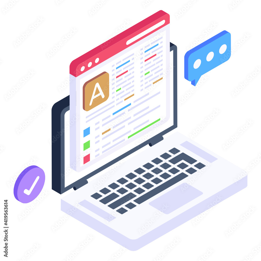 Icon of web search in trendy design
Icon of web search in trendy design